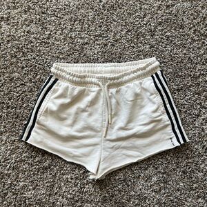 Adidas French Terry Recycled Cream Drawstring Short